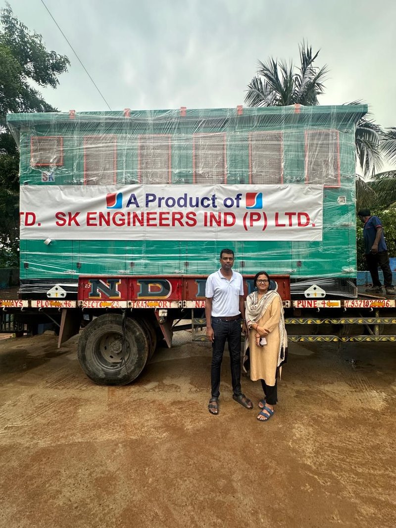 Control panel ready to move